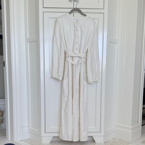 Mara Hoffman Ivory Long Sleeve Dress